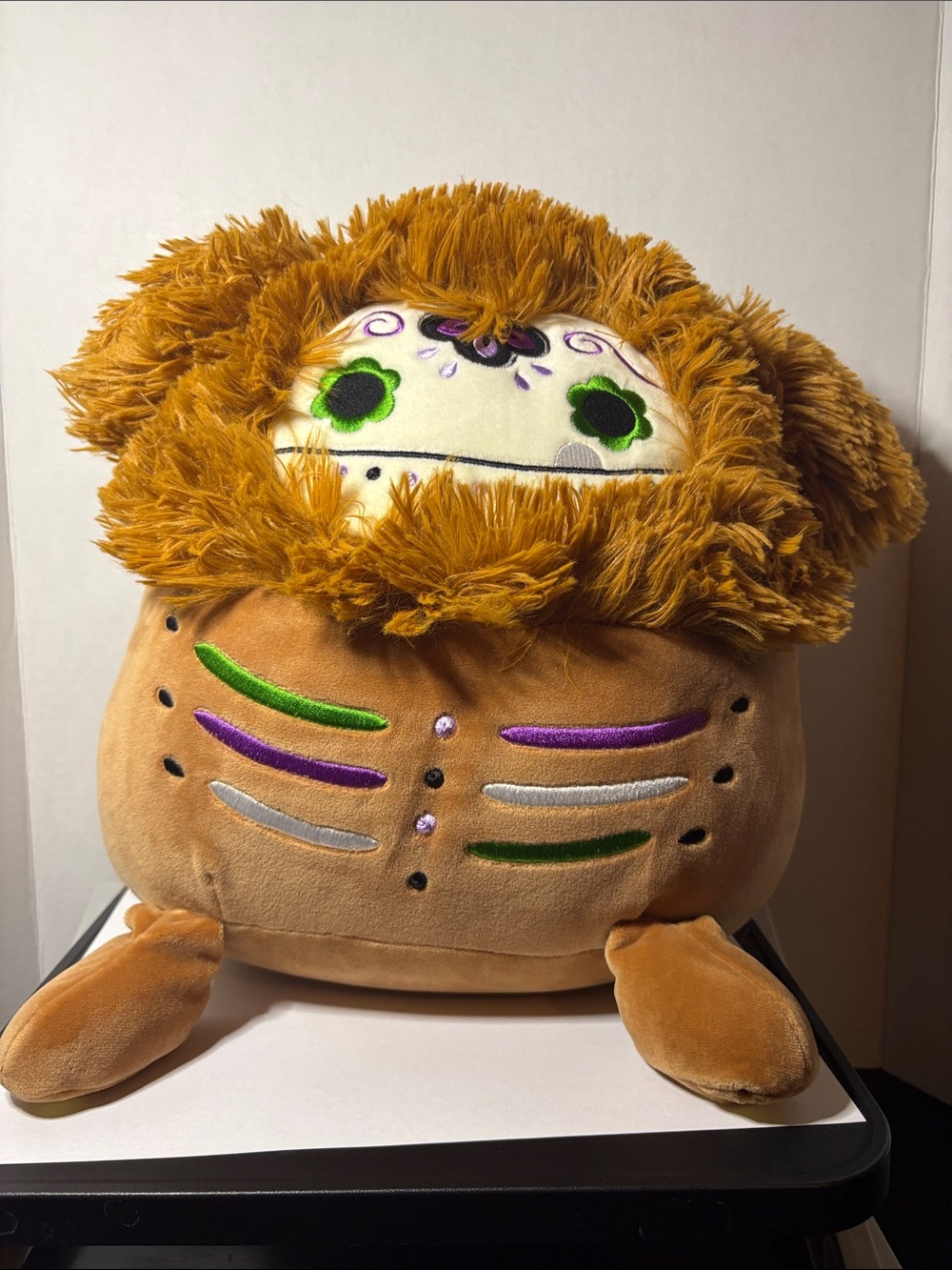 Benny the Bigfoot Day of the Dead Squishmallow NWOT‎ ✨RARE FIND!!✨
